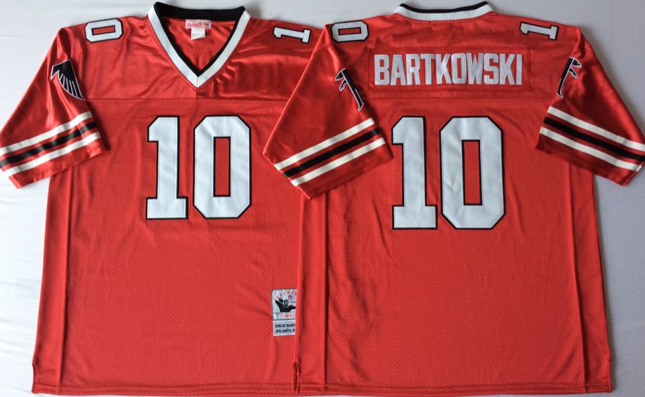 NCAA Men Atlanta Falcons Red #10 BARTKOWSKI